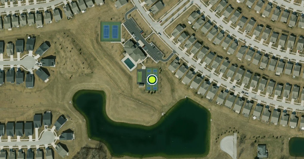 Satellite view of Plainfield Pickleball Courts