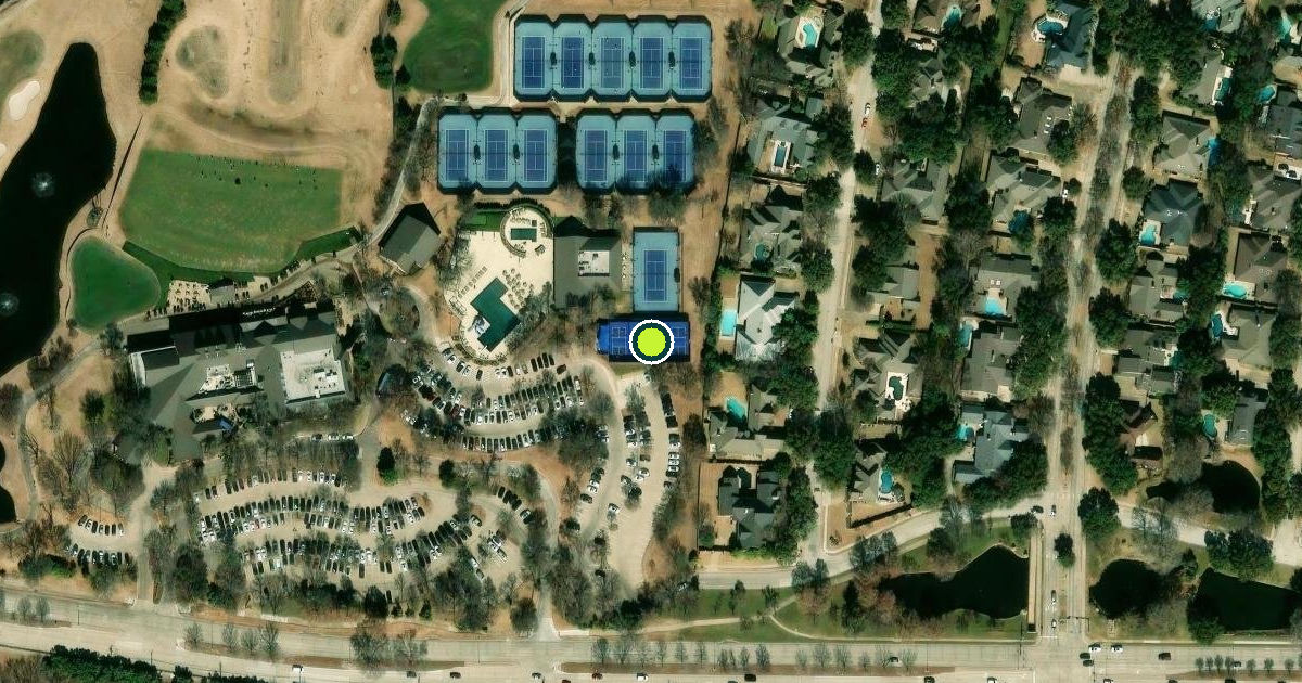 Satellite view of Plano Pickleball Courts