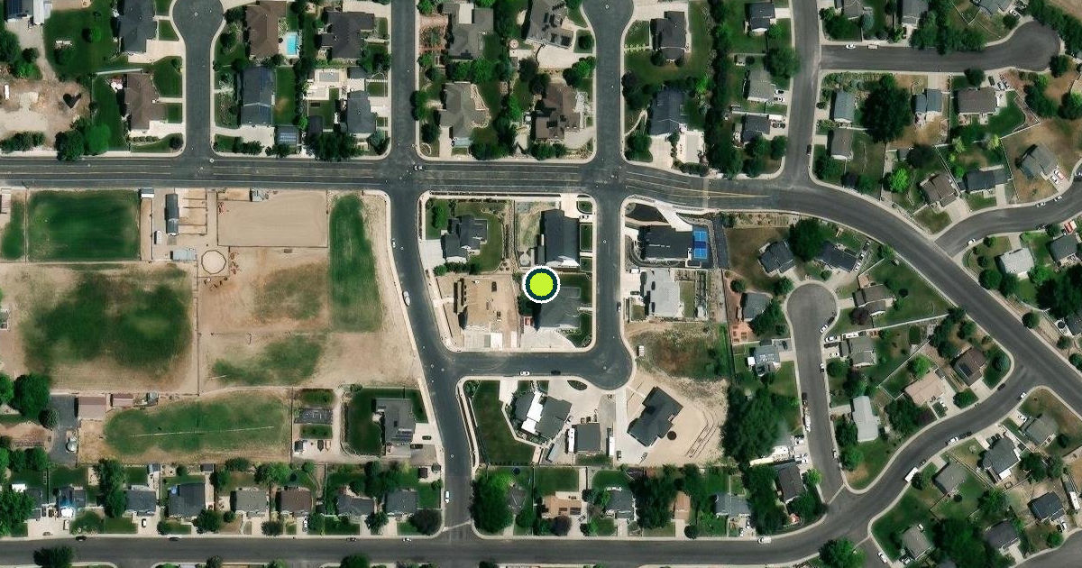 Satellite view of Pleasant Grove Pickleball Courts