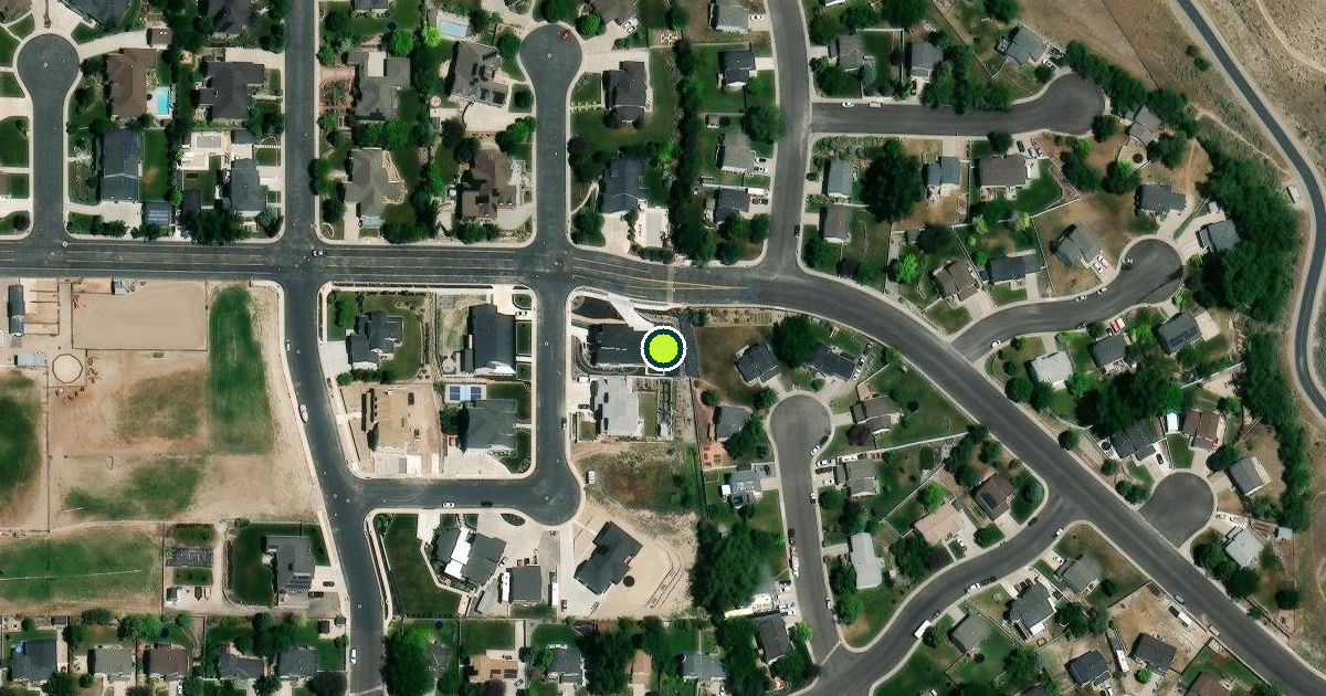 Satellite view of Pleasant Grove Pickleball Courts