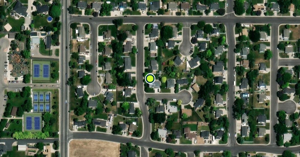 Satellite view of Pleasant Grove Pickleball Courts