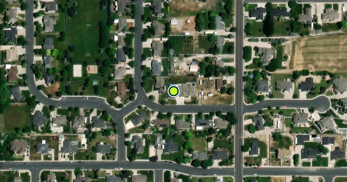Satellite view of Pleasant Grove Pickleball Courts