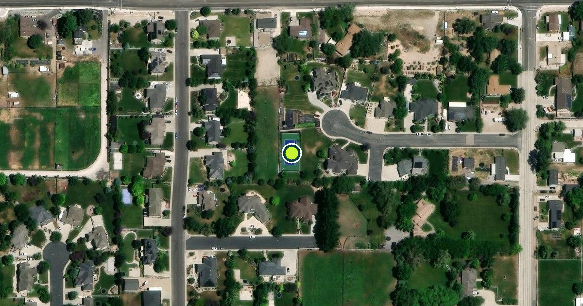 Satellite view of Pleasant Grove Pickleball Courts