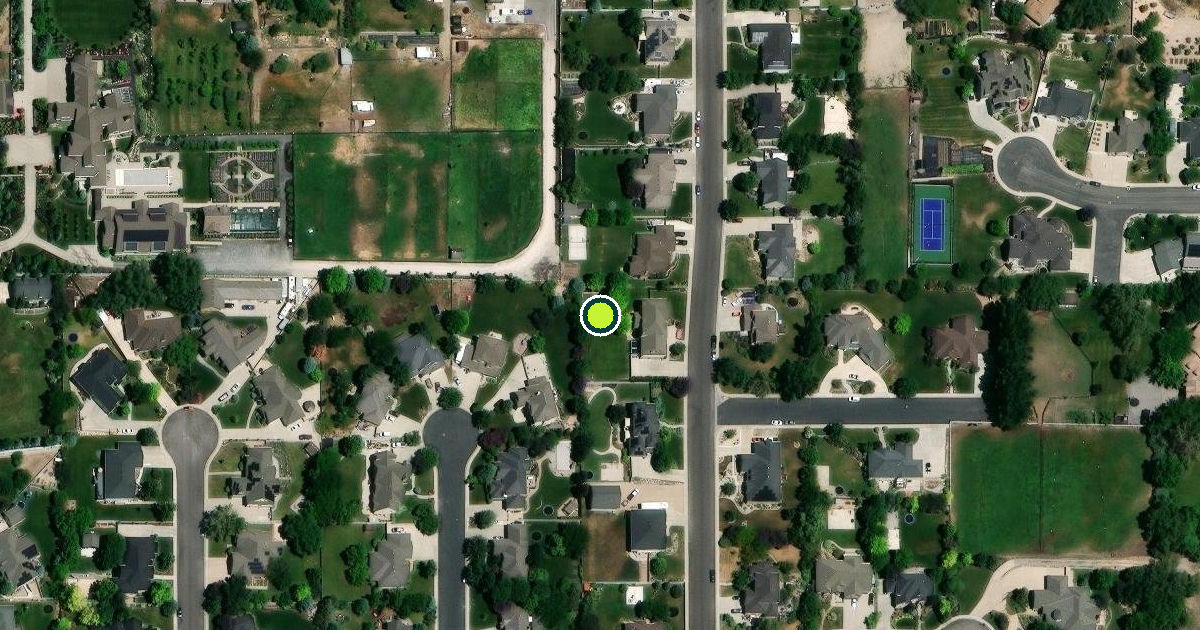 Satellite view of Pleasant Grove Pickleball Courts