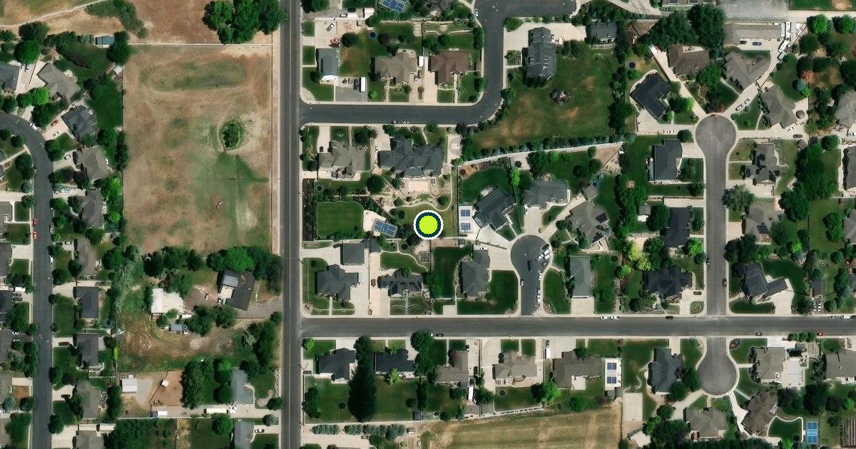 Satellite view of Pleasant Grove Pickleball Courts