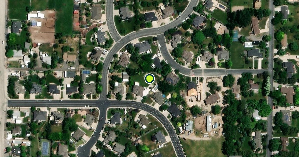 Satellite view of Pleasant Grove Pickleball Courts