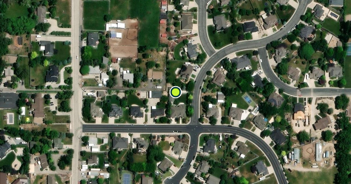Satellite view of Pleasant Grove Pickleball Courts
