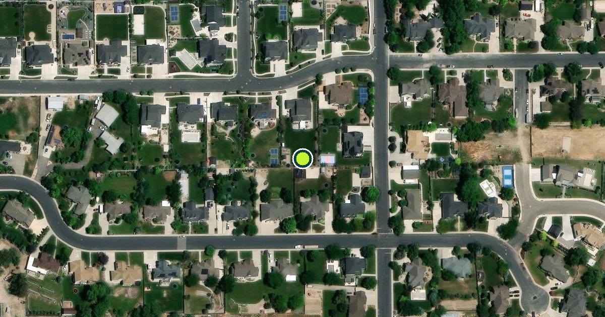 Satellite view of Pleasant Grove Pickleball Courts