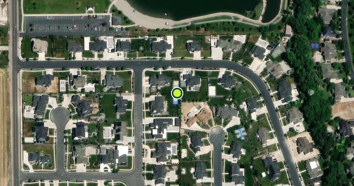 Satellite view of Pleasant Grove Pickleball Courts