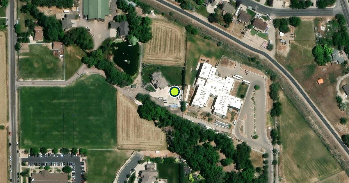Satellite view of Pleasant Grove Pickleball Courts