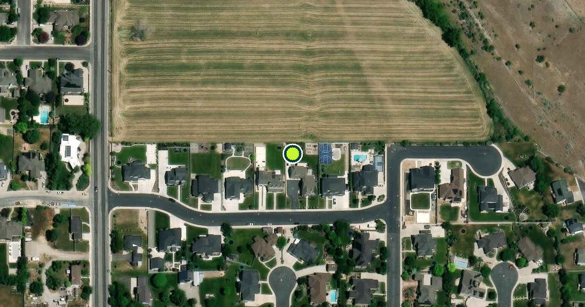 Satellite view of Pleasant Grove Pickleball Courts