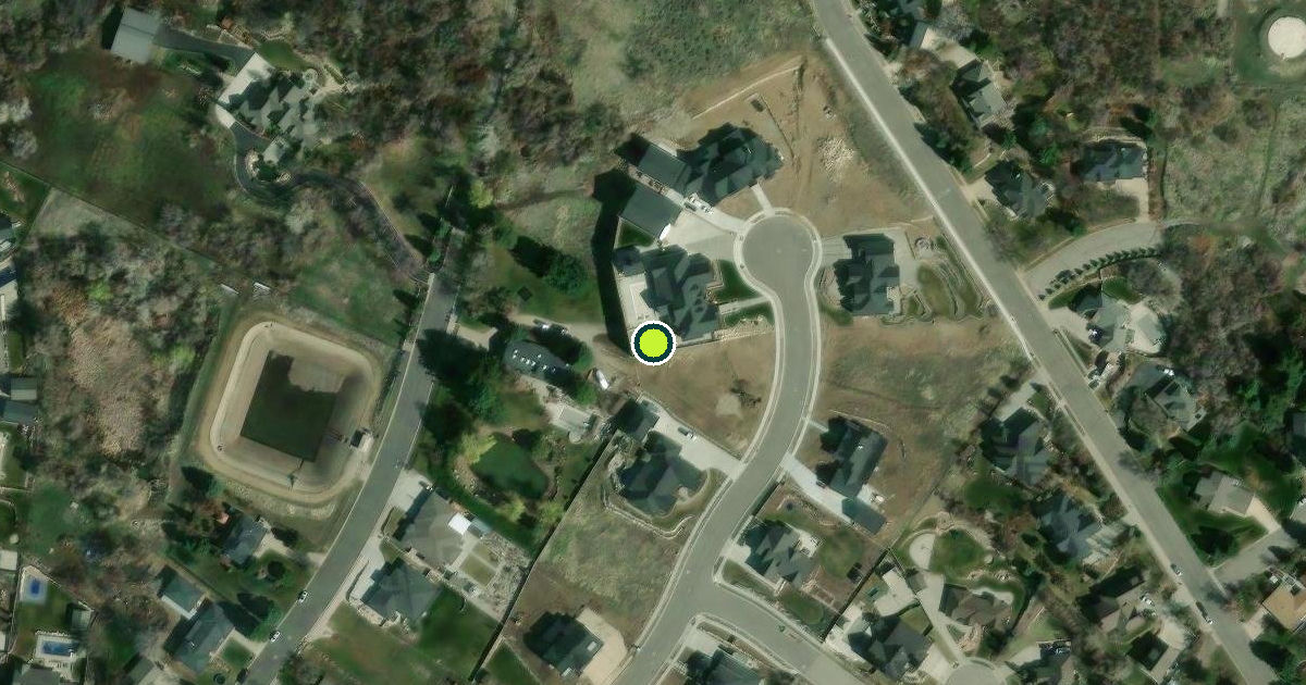 Satellite view of Pleasant View Pickleball Courts