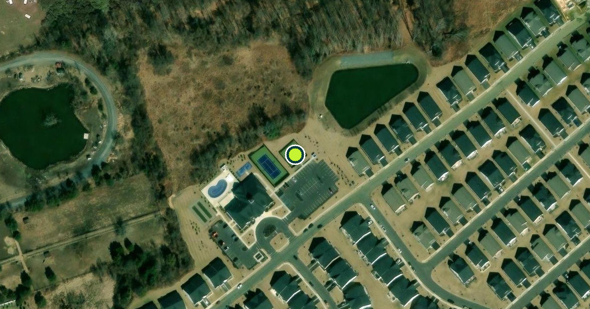 Satellite view of Plumsted Township Pickleball Courts