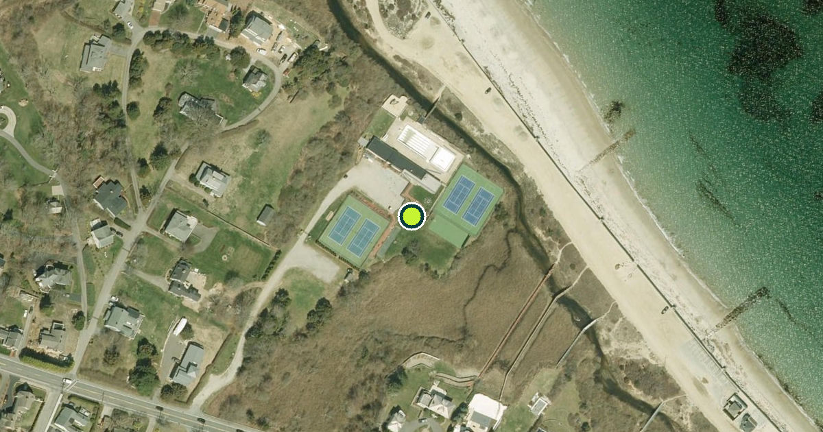 Satellite view of Plymouth Pickleball Courts