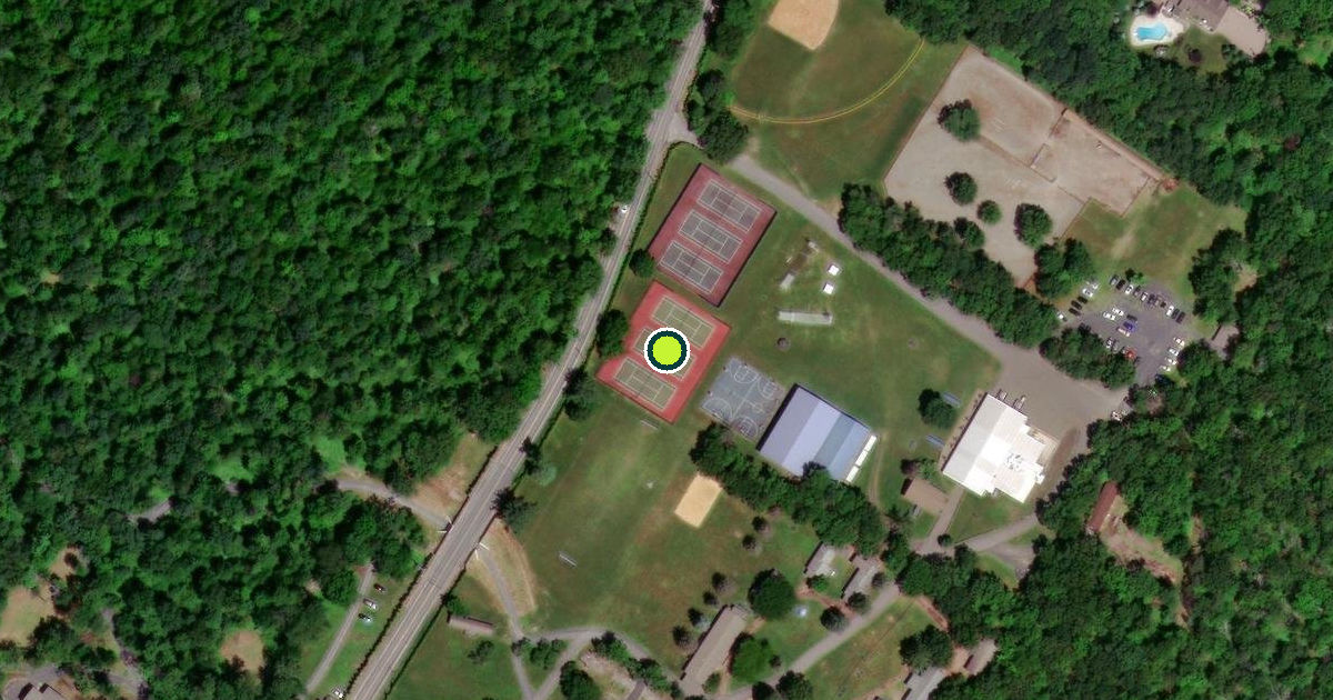 Satellite view of Pocono Township Pickleball Courts
