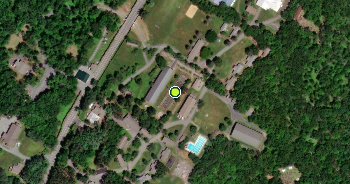 Satellite view of Pocono Township Pickleball Courts