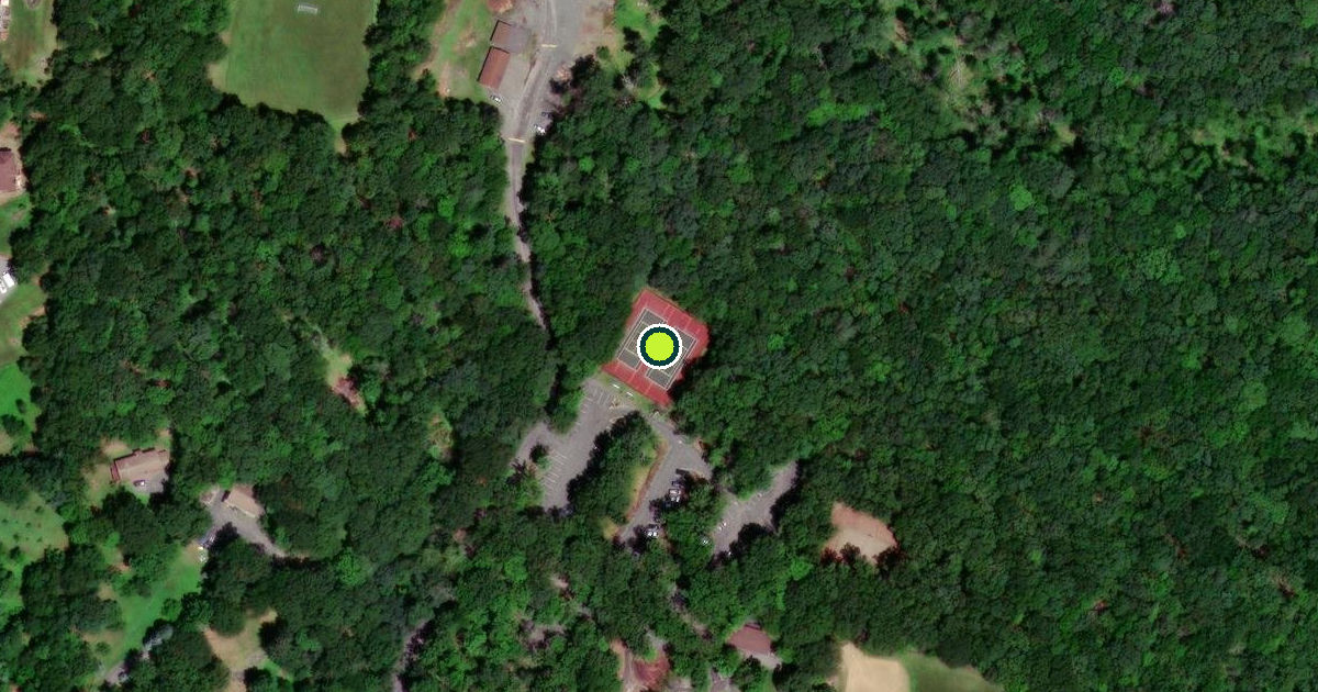 Satellite view of Pocono Township Pickleball Courts