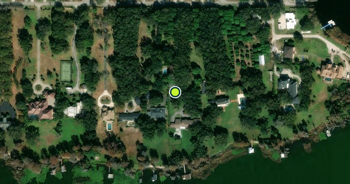 Satellite view of Polk County Pickleball Courts
