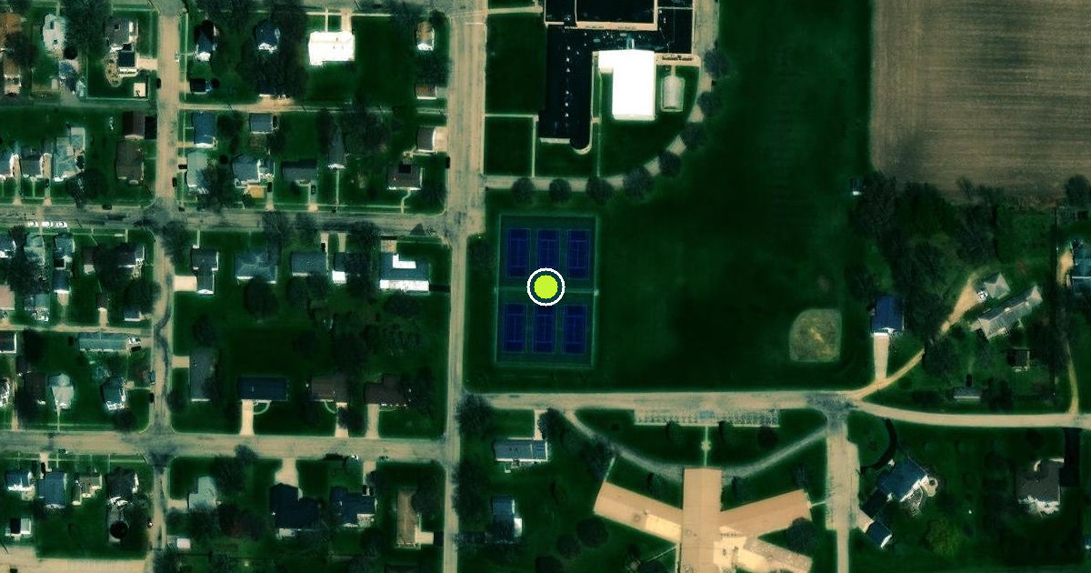 Satellite view of Polo Pickleball Courts