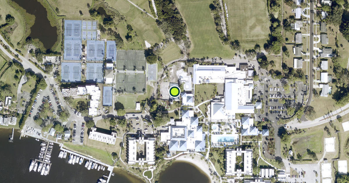 Satellite view of Port Saint Lucie Pickleball Courts