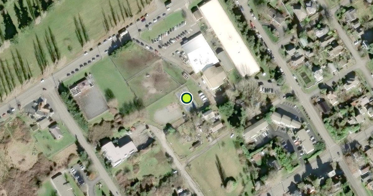 Satellite view of Port Townsend Pickleball Courts