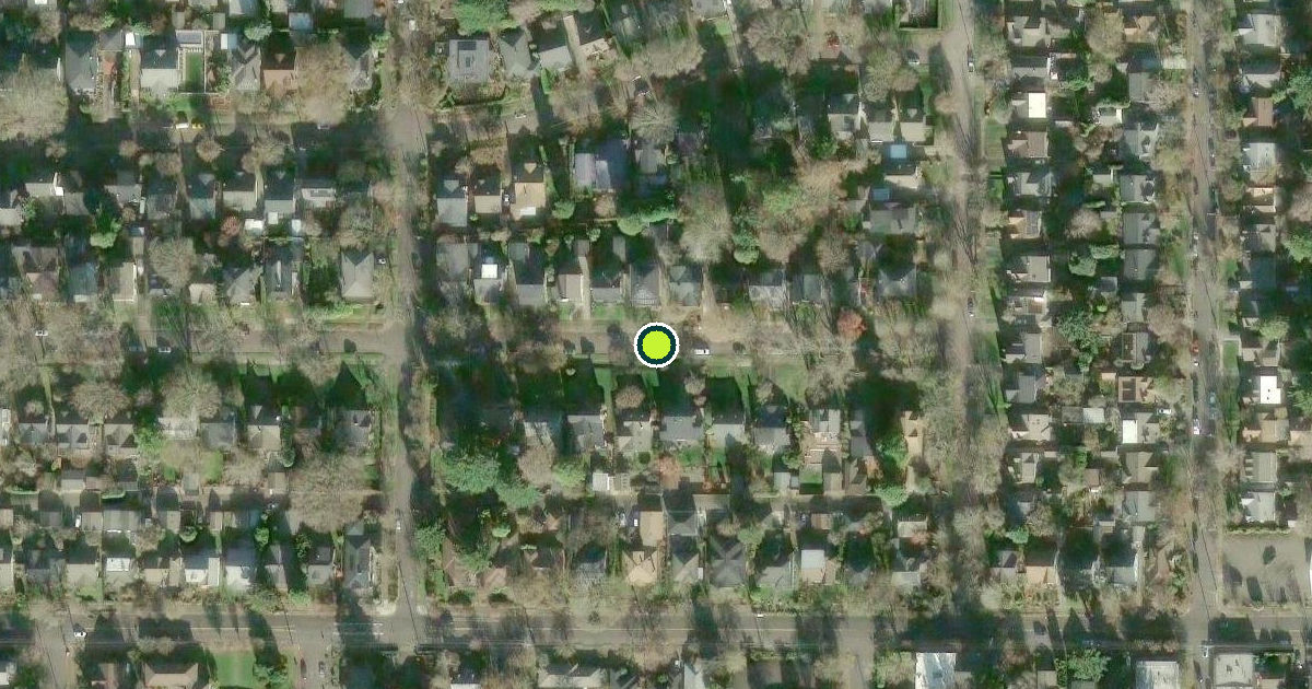 Satellite view of Portland Pickleball Courts