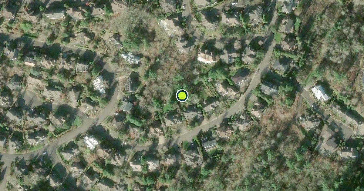 Satellite view of Portland Pickleball Courts