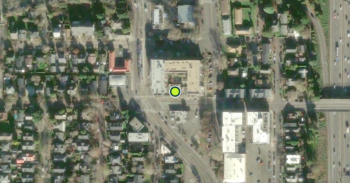 Satellite view of Portland Pickleball Courts