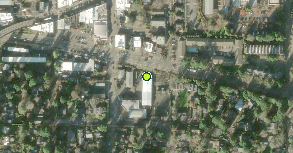 Satellite view of Portland Pickleball Courts