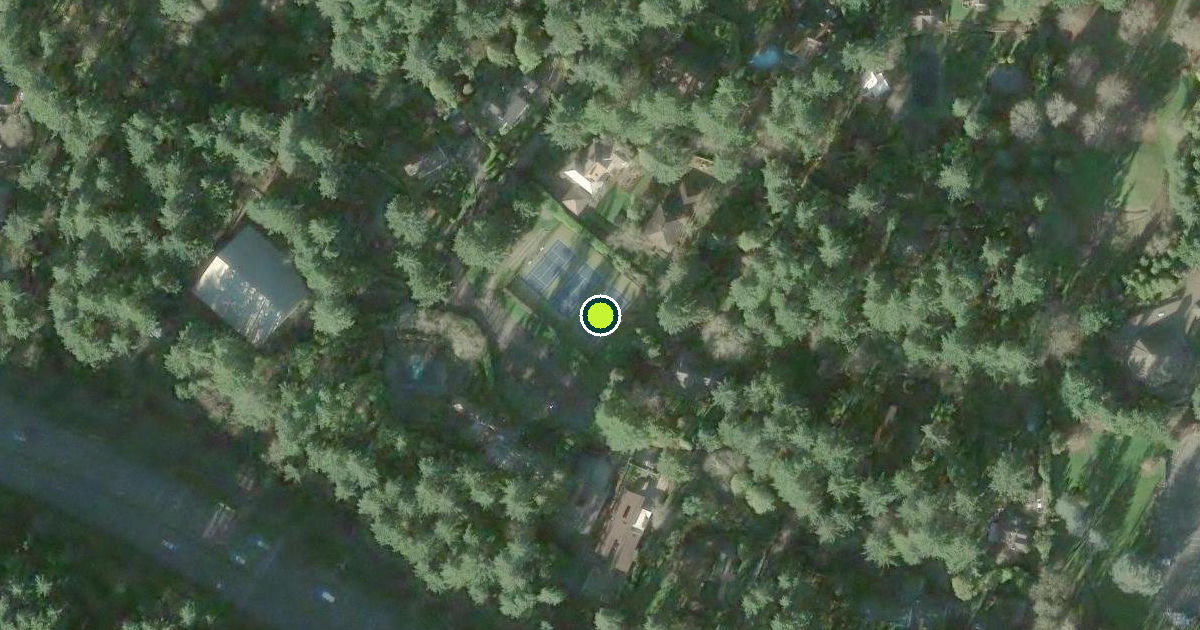 Satellite view of Portland Pickleball Courts