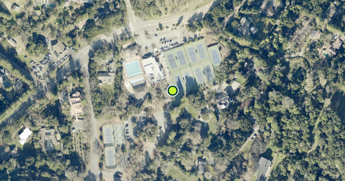 Satellite view of Portola Valley Pickleball Courts