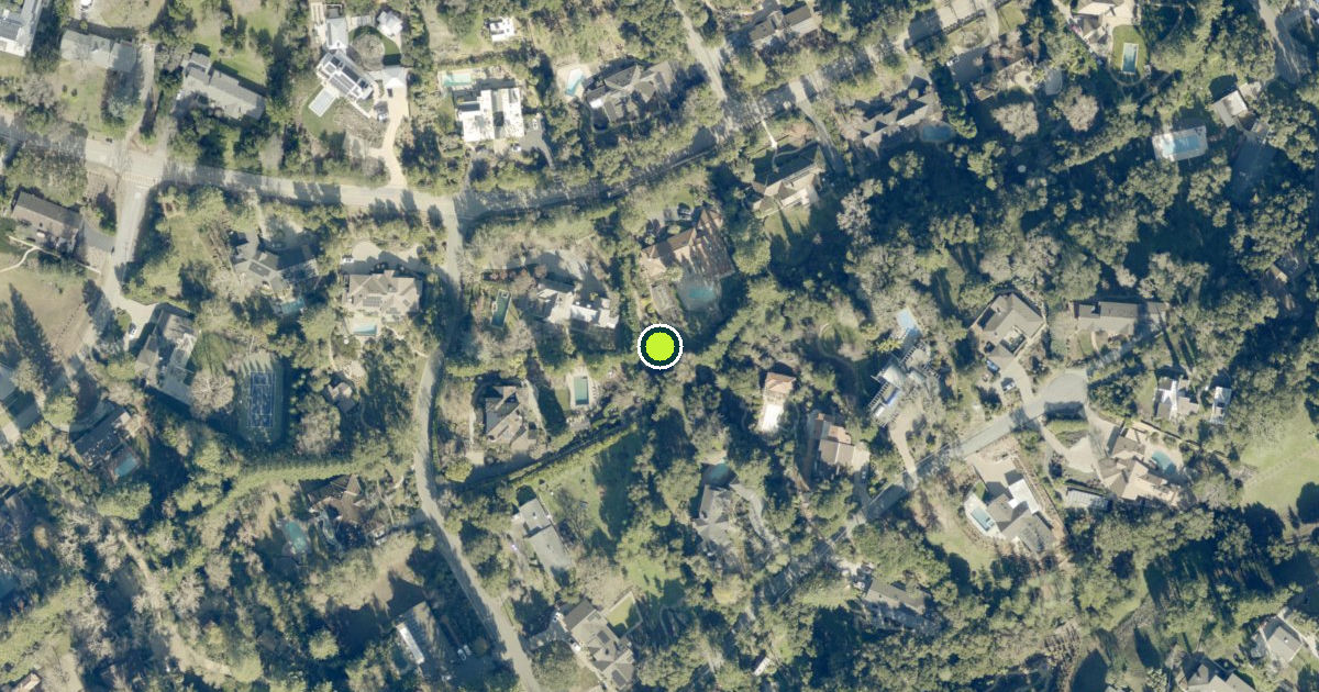 Satellite view of Portola Valley Pickleball Courts