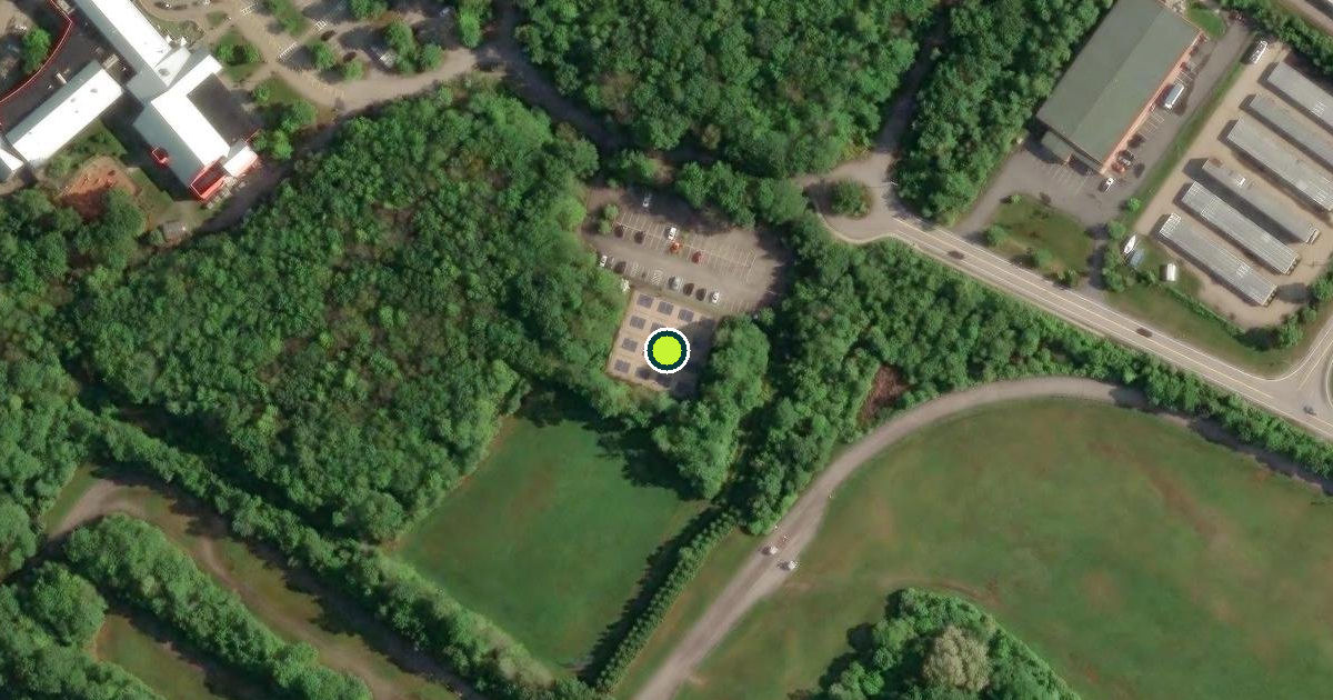 Satellite view of Portsmouth Pickleball Courts