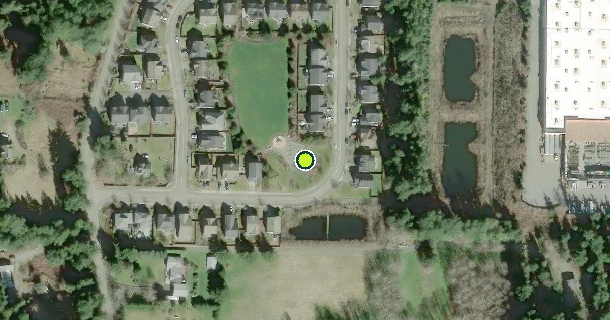 Satellite view of Poulsbo Pickleball Courts