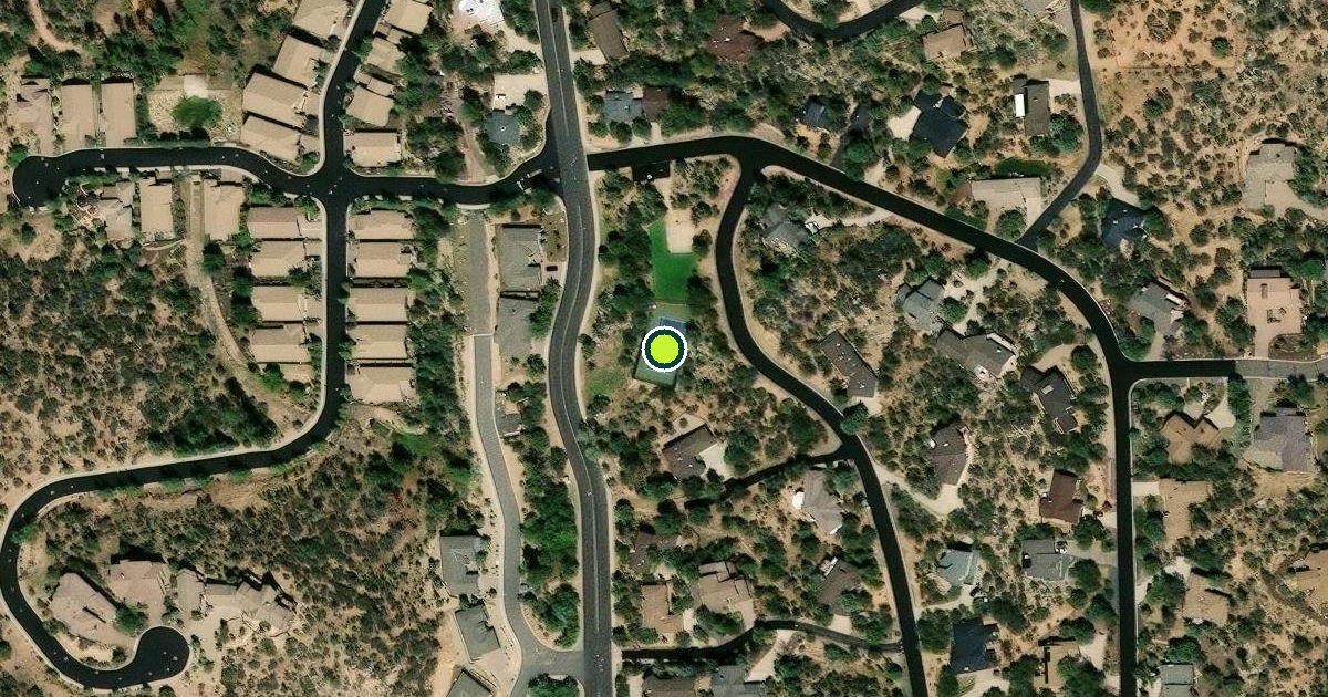 Satellite view of Prescott Pickleball Courts