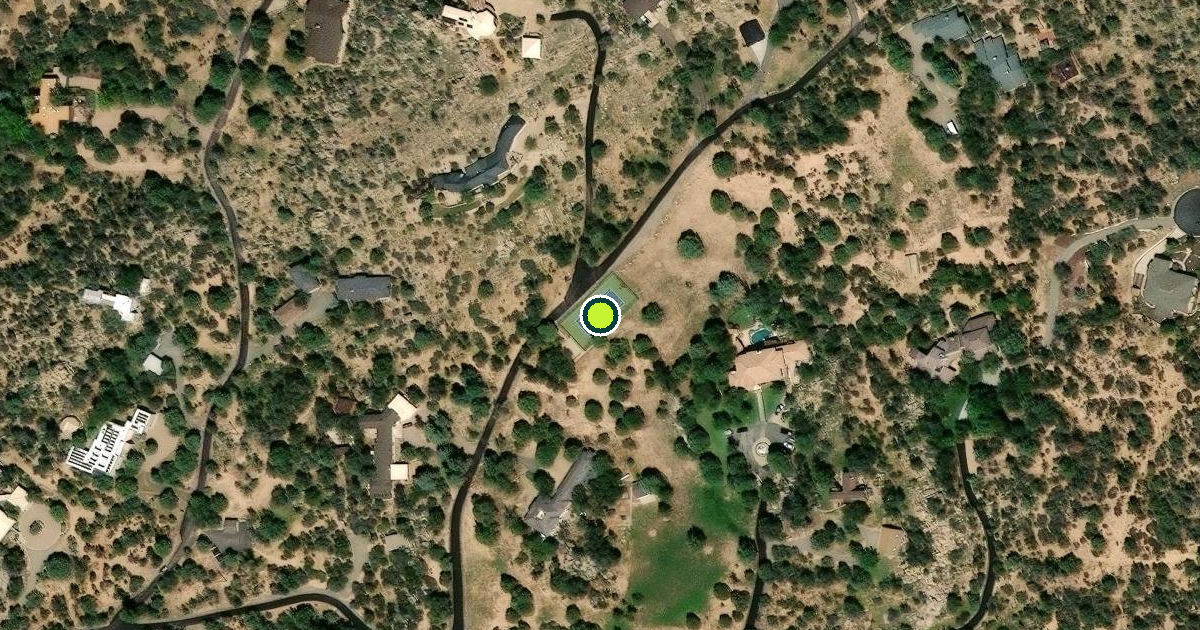 Satellite view of Prescott Pickleball Courts