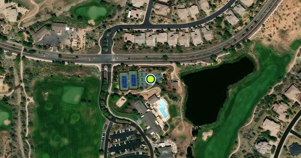 Satellite view of Prescott Pickleball Courts