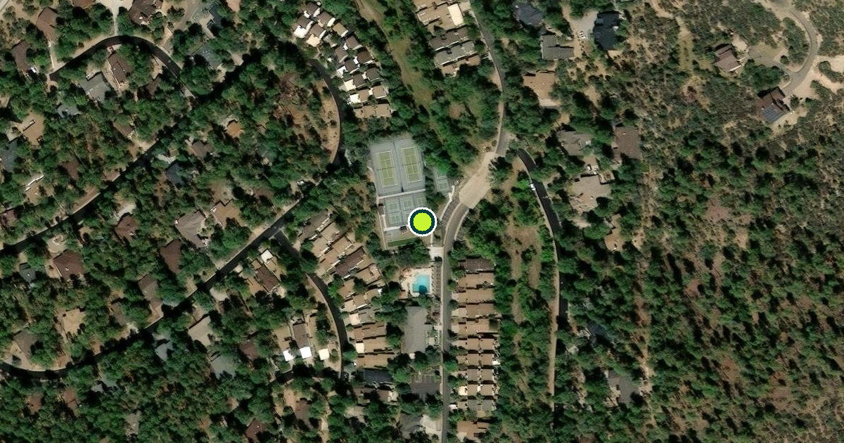 Satellite view of Prescott Pickleball Courts