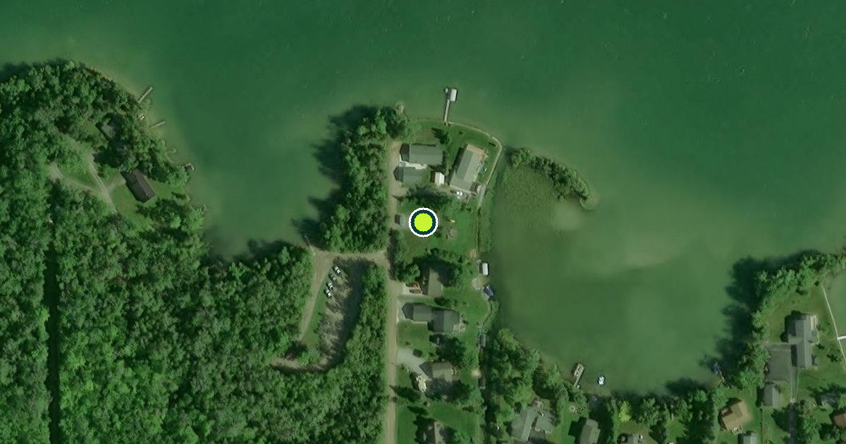 Satellite view of Presque Isle Township Pickleball Courts