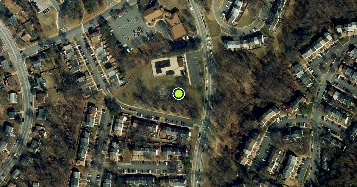 Satellite view of Prince William County Pickleball Courts