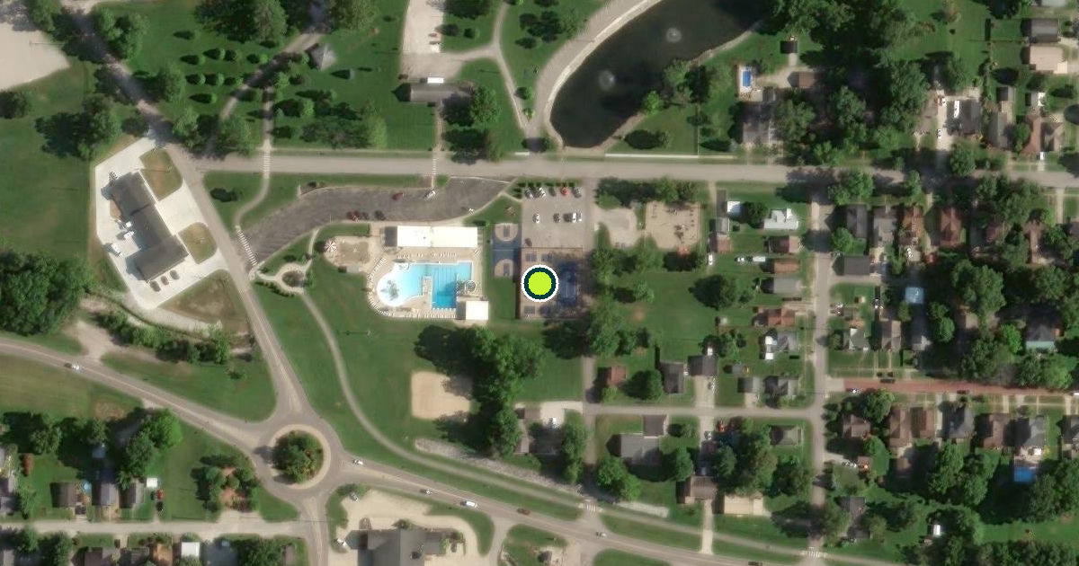 Satellite view of Princeton Pickleball Courts