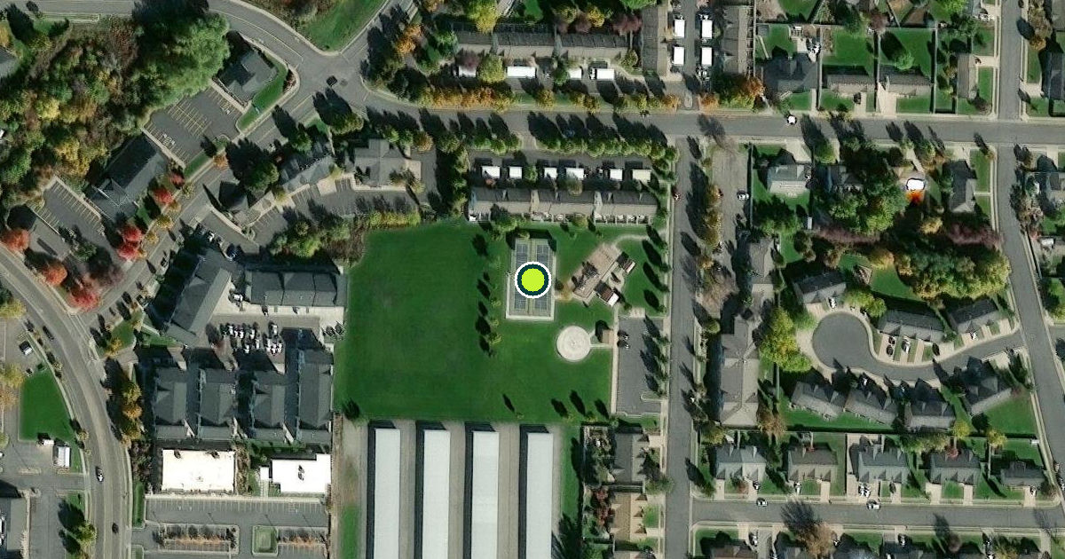 Satellite view of Providence Pickleball Courts