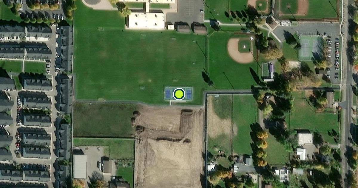 Satellite view of Providence Pickleball Courts