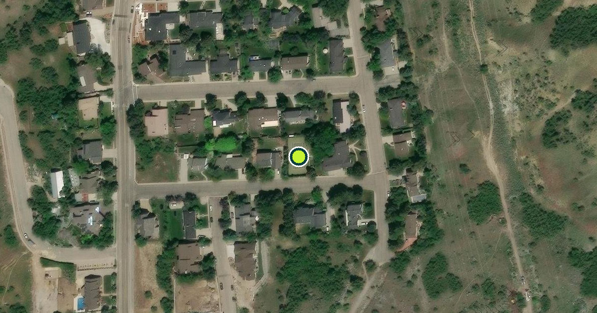 Satellite view of Provo Pickleball Courts
