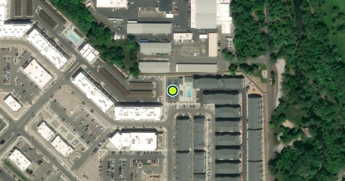 Satellite view of Provo Pickleball Courts