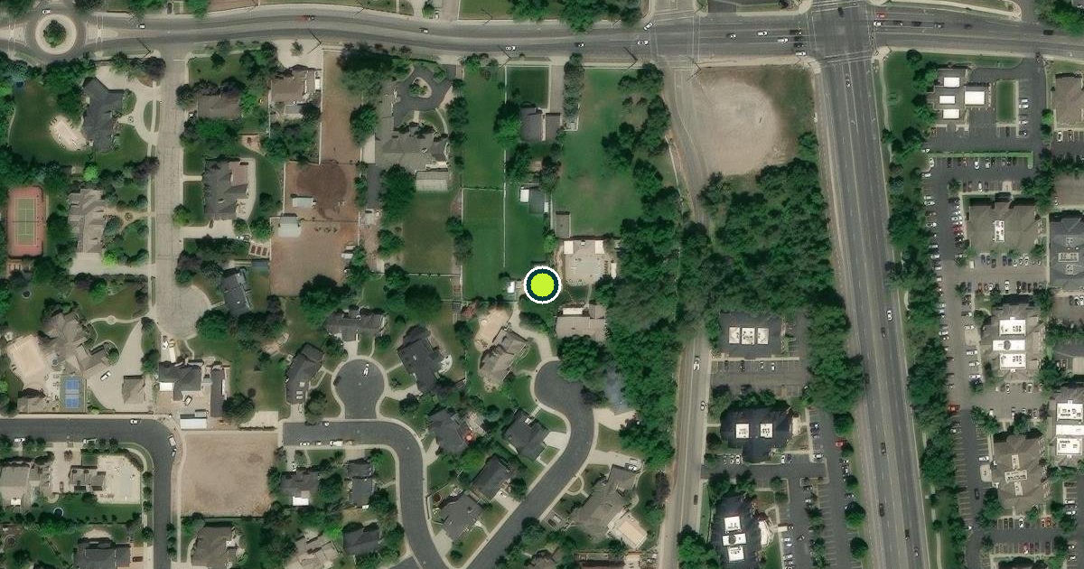 Satellite view of Provo Pickleball Courts