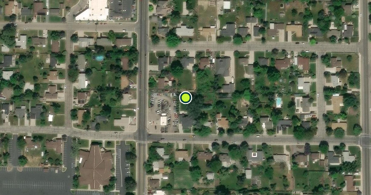 Satellite view of Provo Pickleball Courts