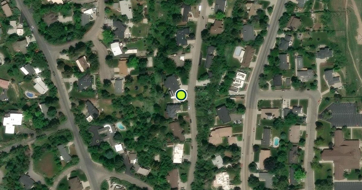 Satellite view of Provo Pickleball Courts