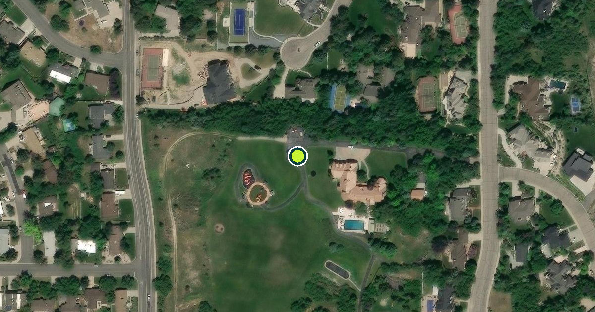 Satellite view of Provo Pickleball Courts