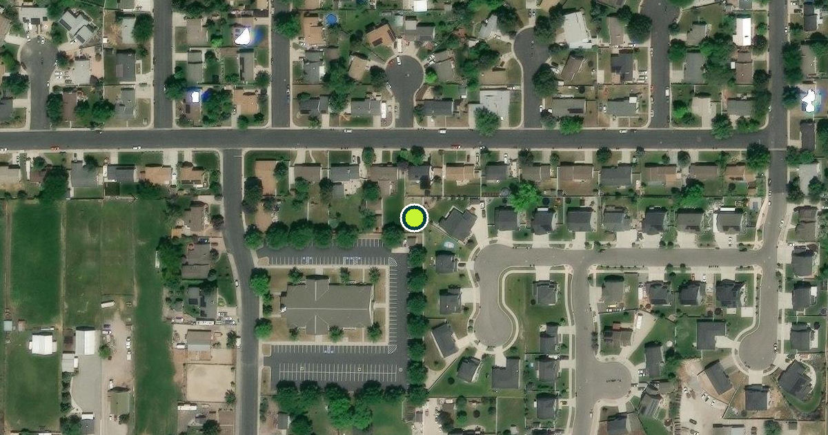 Satellite view of Provo Pickleball Courts